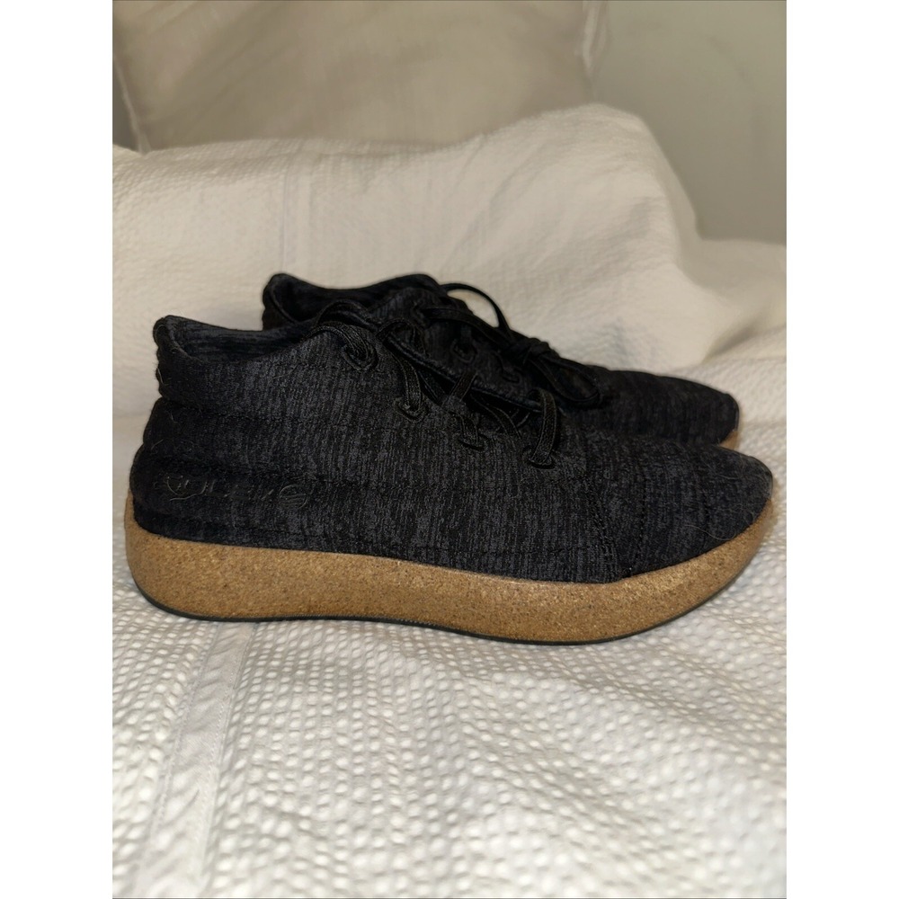 Sole Jasper Chukka Black Merino Wool, Cork Sole M5, W 7